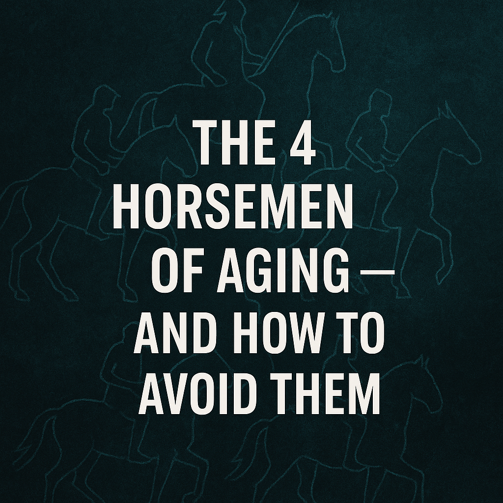 4 Horsemen of Ageing Ageing
Longevity
Heart Disease
Cancer
Alzheimer's
Type 2 Diabetes
Preventative Health
Metabolic Health